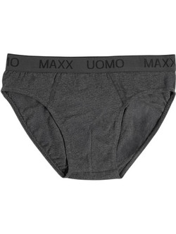 Uomo Maxx Ανδρικό Σλιπ Βαμβακερό Ανθρακί BJ-1263974