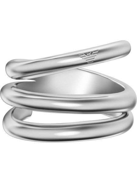 Emporio Armani Γυναικείο Δαχτυλίδι Τρίβερο Ασημί EGS3396040