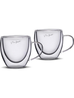 Lamart Vaso Σετ Φλιτζάνια Espresso Γυάλινα Διαφανή 75ml 2τμχ LT9025