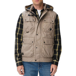 Camel Active Αμάνικο Ανδρικό Μπουφάν Χειμωνιάτικο Puffer Μπεζ C262-460200-8N06-15