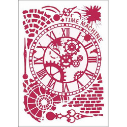 Stamperia Στένσιλ Σχέδια Time Machine 21x29.7cm KSG42200