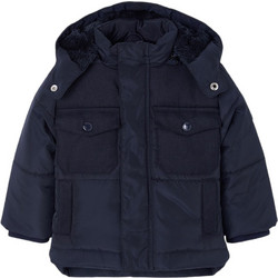 Boboli Παιδικό Μπουφάν Χειμωνιάτικο Puffer Navy Μπλε 864042-2440