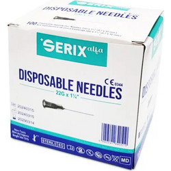 Serix Βελόνες 18G 38mm 100τμχ