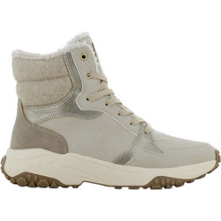 Safety Jogger Γυναικεία Μποτάκια Αστραγάλου Εκρού Αδιάβροχα με Γούνα SJ636568-03