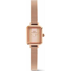 Daniel Wellington Quadro Mini Melrose Conwy Γυναικείο Ρολόι με Ροζ Χρυσό Μεταλλικό Μπρασελέ DW00100962