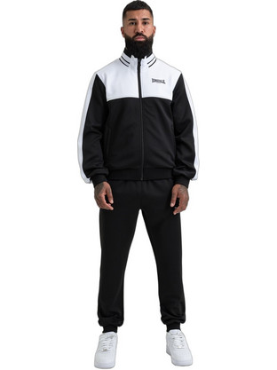Lonsdale Upney Ανδρικό Σετ Φόρμας με Λάστιχο Μαύρο 117965-1500