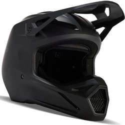 Fox Racing V1 Solid Black Κράνος Μηχανής Motocross