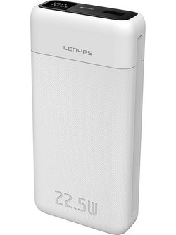 Lenyes P541Κ Power Bank 10000mAh 22.5W με Θύρα USB-A & Θύρα USB-C Power Delivery White