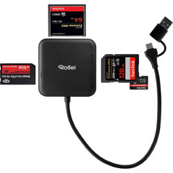Rollei 25102 Card Reader USB-C 3.2 Gen 1 για SD / microSD / Memory Stick / CFexpress