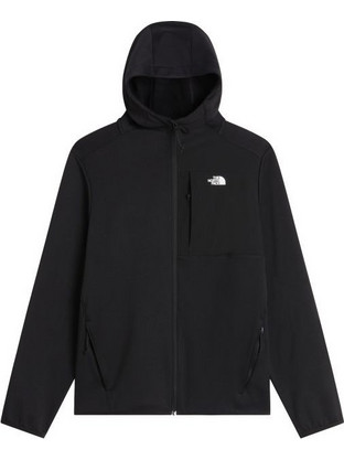 The North Face Ανδρική Ζακέτα Φούτερ με Κουκούλα και Φερμουάρ Μαύρη NF0A8CVTJK3
