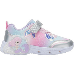 Lelli Kelly Παιδικά Sneakers με Φωτάκια Ασημί Ροζ LKAL5732-AG01