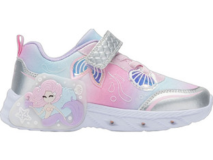 Lelli Kelly Παιδικά Sneakers με Φωτάκια Ασημί Ροζ LKAL5732-AG01