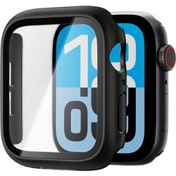 Spigen Thin Fit 360 Πλαστική Θήκη με Προστασία Οθόνης για Apple Watch 4 / 5 / 6 / SE 40mm Μαύρη