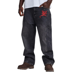Ed Hardy Serpent Skul Ανδρικό Τζιν Παντελόνι Ελαστικό Relaxed Εφαρμογή Μαύρο ED6012