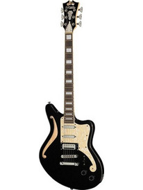 D' Angelico Premier Bedford Ηλεκτρική Κιθάρα Alternative με Μαγνήτες HSS Black Flake