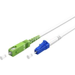 Goobay SC/APC-LC/UPC Καλώδιο Οπτικής Ίνας 1m White 59608