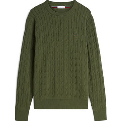 Tommy Hilfiger Ανδρικό Πουλόβερ Χακί MW0MW33132-MT1
