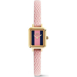 Daniel Wellington Quadro Mini Pink Lizard Winchester Γυναικείο Ρολόι με Ροζ Δερμάτινο Λουράκι DW00100956