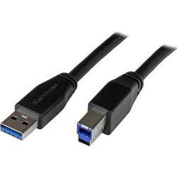 StarTech USB3SAB5M Καλώδιο USB-B Male 3.2 to USB-A Male 5m Black