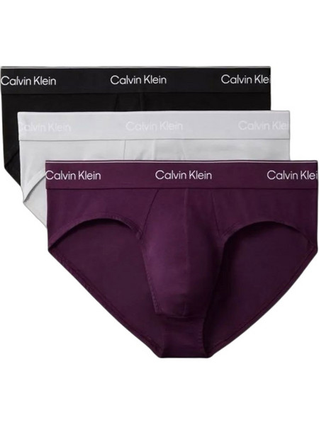 Calvin Klein Ανδρικά Σλιπ Βαμβακερά 3Pack LV00NB4388-4M0