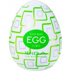 Tenga Cubic Pocket Egg Αυνανιστήρι Πράσινο