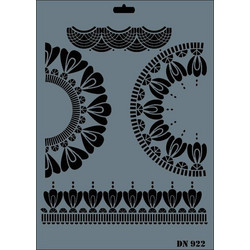 Rich Στένσιλ Σχέδια Δαντέλα 25x35cm 922