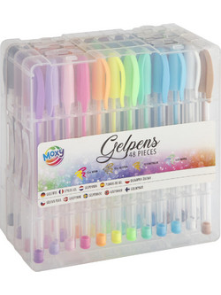 MOXY Σετ Στυλό Gel Πολύχρωμο 48τμχ FCCG074733