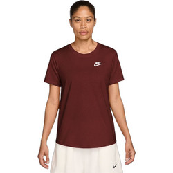 Nike Sportswear Club Essentials Γυναικείο Αθλητικό T-Shirt Σοκολατί DX7902-659