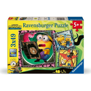 Παιδικό Puzzle Ravensburger Minions & Monsters 3x49 Κομμάτια
