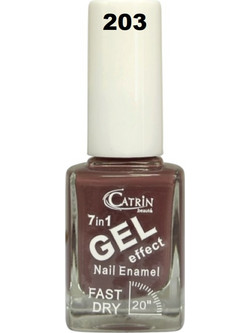 Catrin Beaute Gel Effect 203 Gloss Βερνίκι Νυχιών Quick Dry 13ml