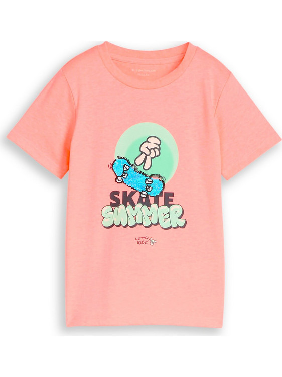 Tom Tailor Παιδικό T-Shirt Κοντομάνικο Σομόν 1050004-31670