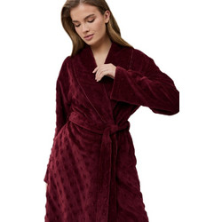 Aruelle Γυναικεία Ρόμπα Χειμωνιάτικη Fleece Μπορντό 39.02.23.084