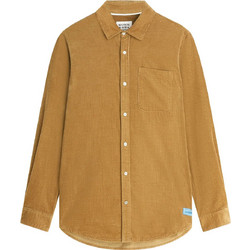 Scotch & Soda Ανδρικό Πουκάμισο Βαμβακερό Μακρυμάνικο Κανονική Γραμμή Overshirt Μπεζ 183699-230