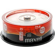 Maxell MAX-0007 Εγγράψιμα CD-R 700MB Cake Box 25τμχ