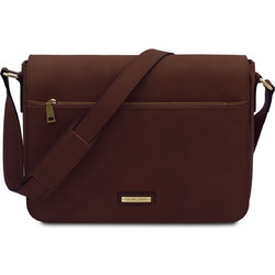 Tuscany Leather Ανδρική Τσάντα Ώμου / Χιαστί Καφέ TL142632