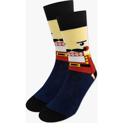 NODO Nutcracker Χριστουγεννιάτικες Βαμβακερές Ανδρικές Κάλτσες Ψηλές Πολύχρωμες S16490