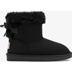 Conguitos Παιδικά Μποτάκια Μαύρα Suede με Γούνα OSSH140126