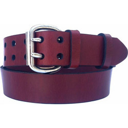 DomLeathers Ανδρική Ζώνη Δερμάτινη Φαρδιά Μπορντό DRD4