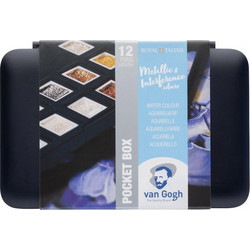 Royal Talens Van Gogh Metallic Σετ Νερομπογιές με Πινέλο 12 Χρώματα 2080888640