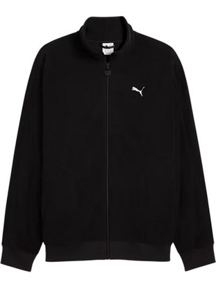Puma Ανδρική Ζακέτα Fleece με Φερμουάρ Μαύρη 694313-01