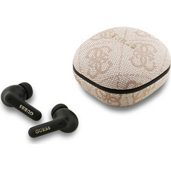 Guess 4G Classic Metal Logo Ακουστικά Bluetooth In Ear Pink
