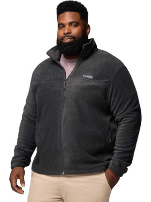 Columbia Ανδρική Ζακέτα Fleece με Φερμουάρ Μαύρη 228498-215