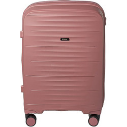 Xplorer 178 Βαλίτσα Μεσαία 65x44x27cm με 4 Ρόδες Ροζ Χρυσή