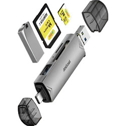 Andowl Q-HU630 Card Reader OTG USB-C USB-A & micro USB 3.2 Gen 1 για SD / microSD