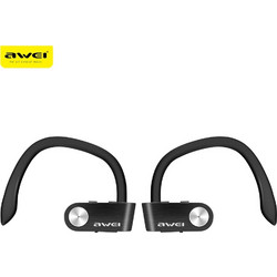 Awei T2 Ακουστικά Bluetooth In Ear Ανθεκτικά στο Νερό Black