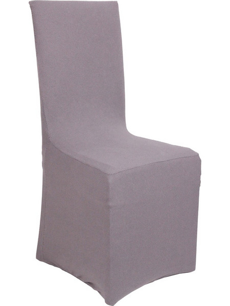 Κάλυμμα Καρέκλας Με Βολάν Ελαστικό Γκρι Elegant Viopros