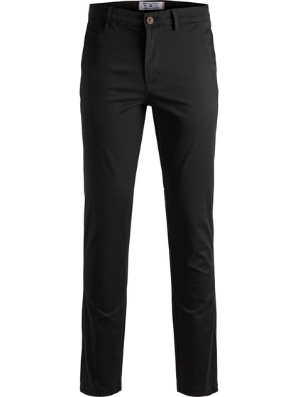 Jack & Jones Ανδρικό Παντελόνι Chino Ελαστικό Slim Εφαρμογή Μαύρο 12150158