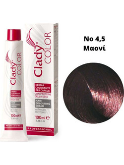 Clady Color 4.5 Mahogany Μόνιμη Βαφή Μαλλιών 100ml
