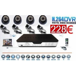 4CH DVR H.264 + 4 CAMERAS