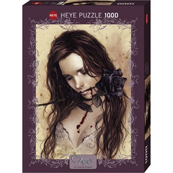 Puzzle Heye Puzzle Victoria Frances Μαύρο Τριαντάφυλλο 1000 Κομμάτια